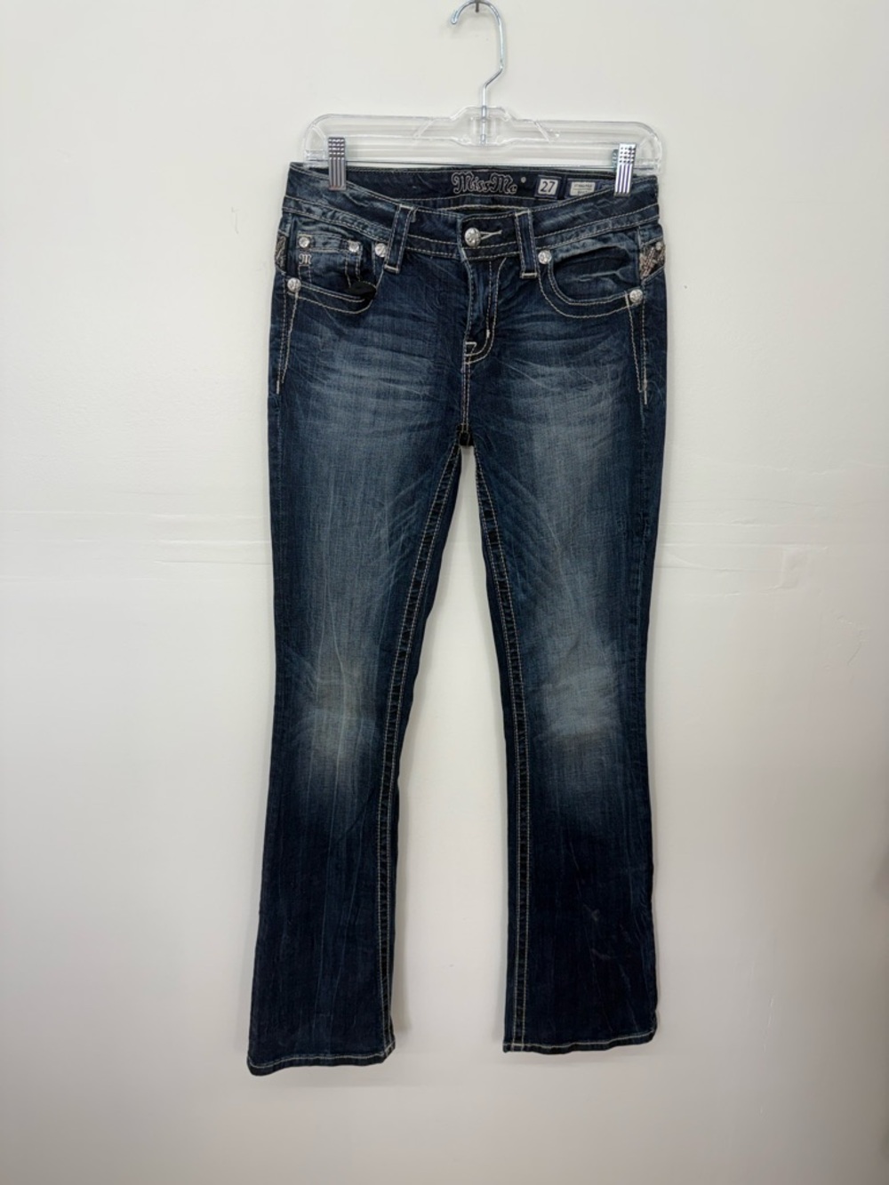 Miss Me Women’s Dark Wash Bootcut Jeans Z13
